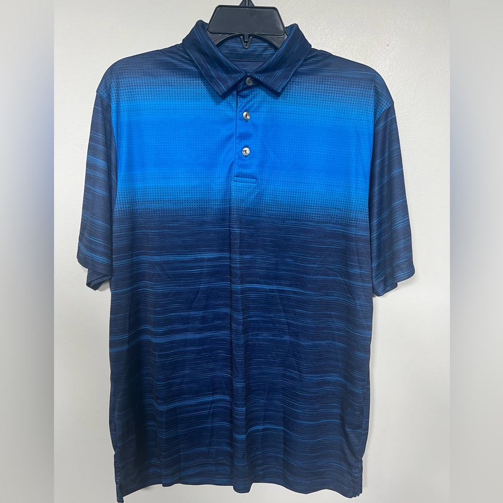 🔥BEN HOGAN PERFORMANCE Men’s BLUE Polo Golf Shirt SIZE MEDIUM